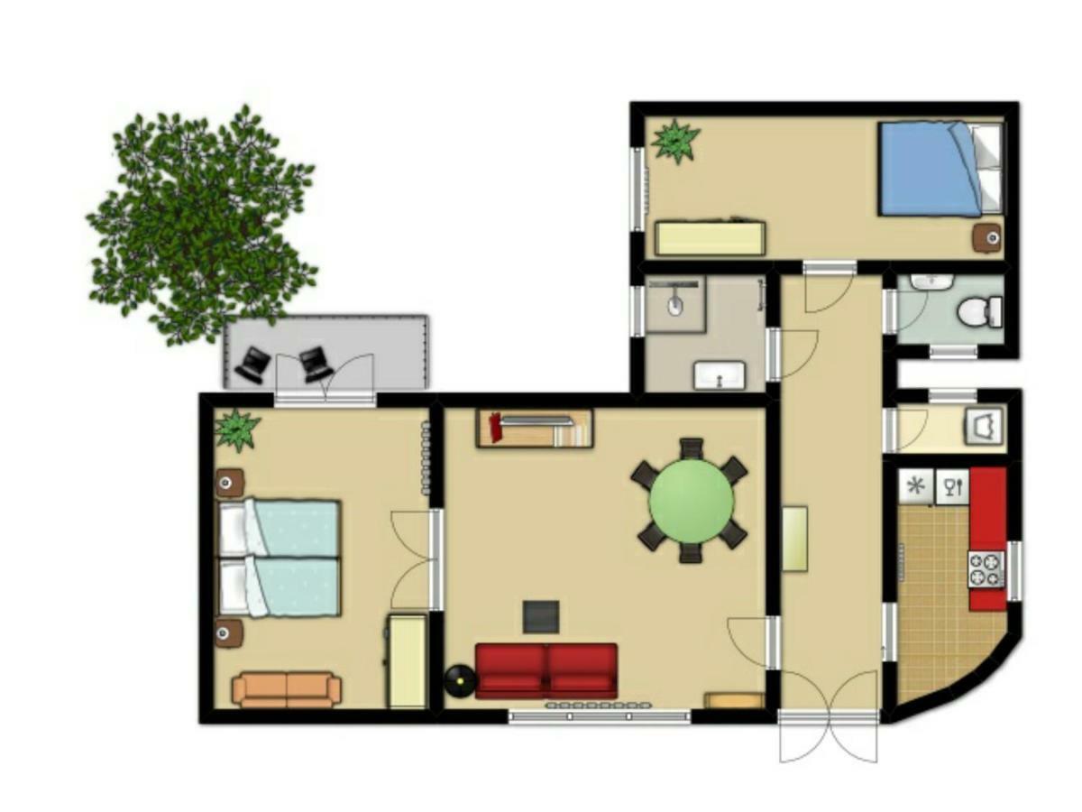 3 Room Apartment In The Beautiful Street บูดาเปสต์ ภายนอก รูปภาพ